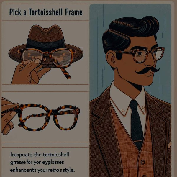 Comment choisir une monture en écaille pour des lunettes de vue qui rehausse un style rétro?