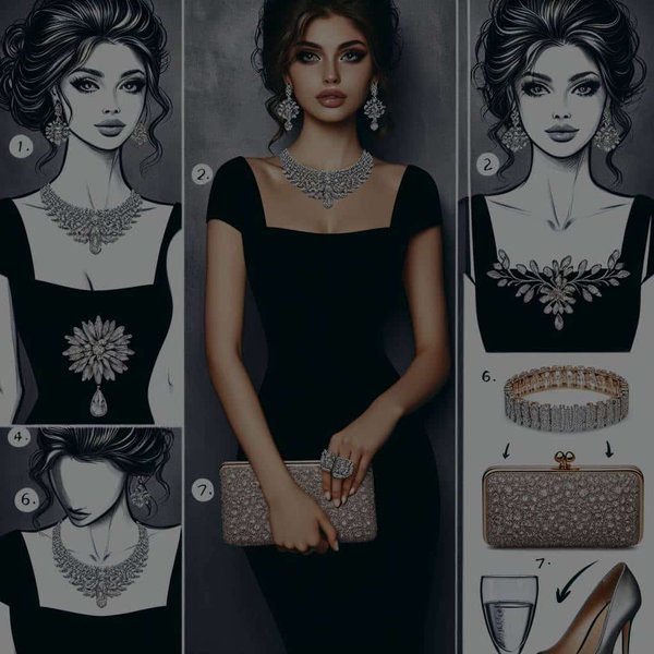 Quelles sont les meilleures façons d'accessoiriser une robe de cocktail unie pour un impact maximal ?